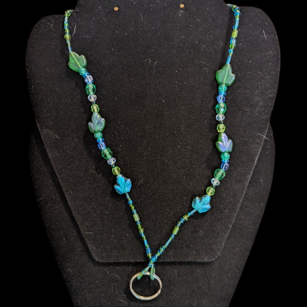 Glass Beaded Eyeglass Retainer or Lanyard